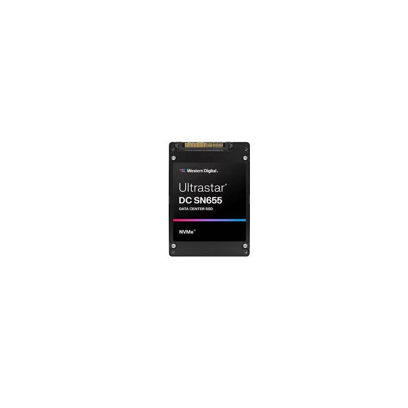 QNAP WD, SSD, Ultrastar SN655, PCIe NVM Gen4, U.3 15mm, 7,68TB, 0TS2462