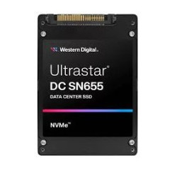 QNAP WD, SSD, Ultrastar SN655, PCIe NVM Gen4, U.3 15mm, 3,84TB, 0TS2461