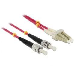 Optický patch cord Duplex LC-ST 50/125 3m MM OM4
