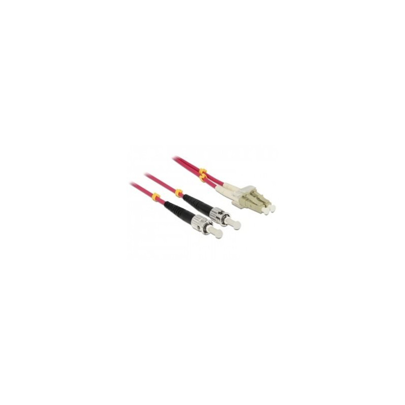 Optický patch cord Duplex LC-ST 50/125 3m MM OM4