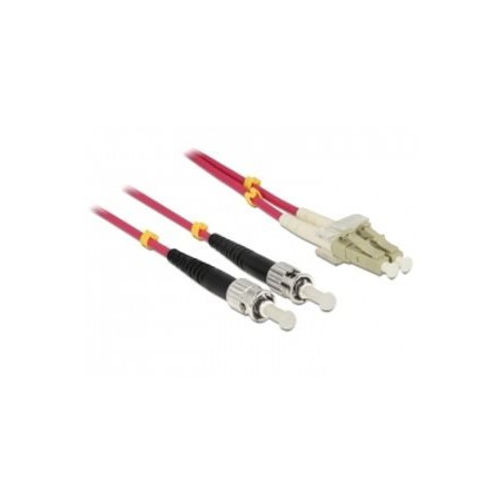 Optický patch cord Duplex LC-ST 50/125 3m MM OM4