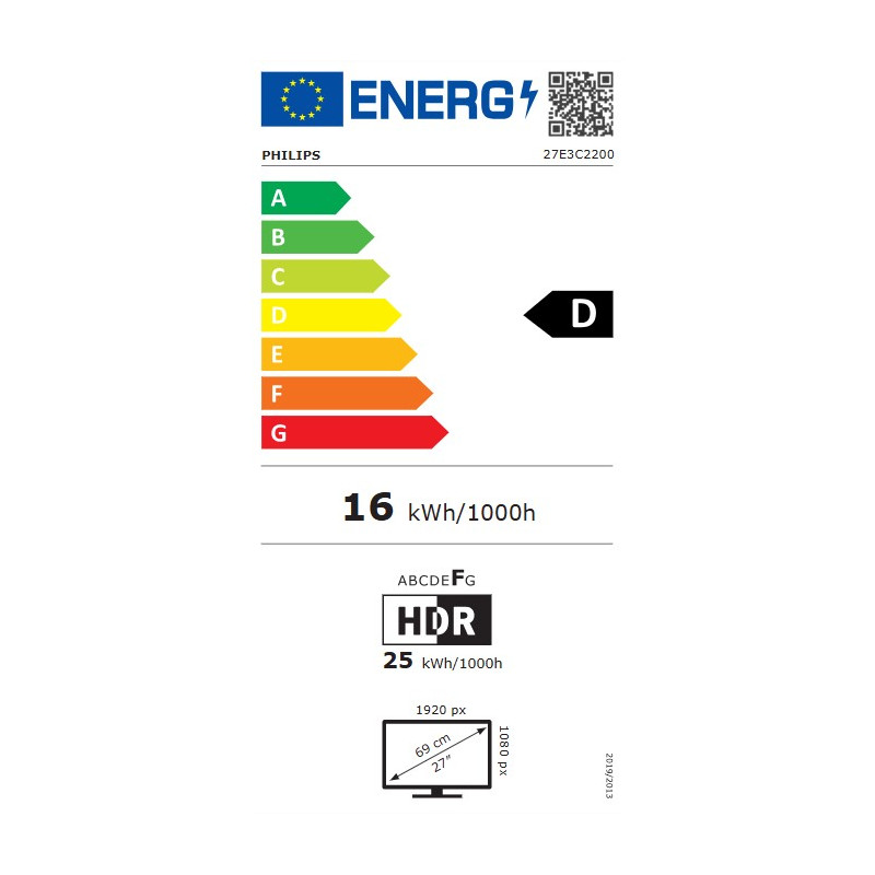 27'' LED Philips 27E3C2200