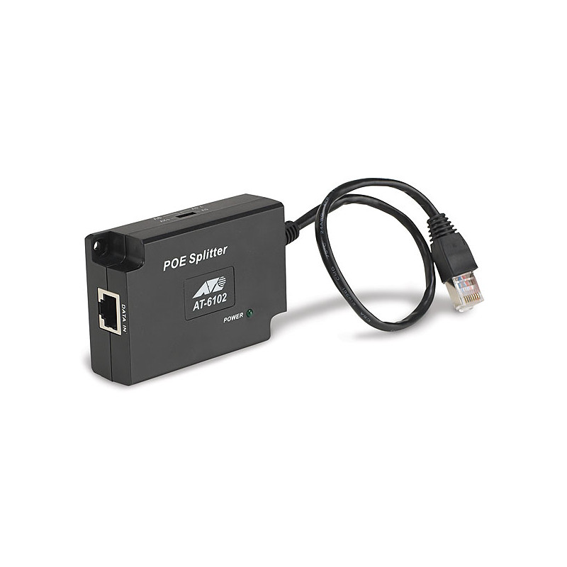 Allied Telesis Gb POE Splitter, 802.3af AT-6102G