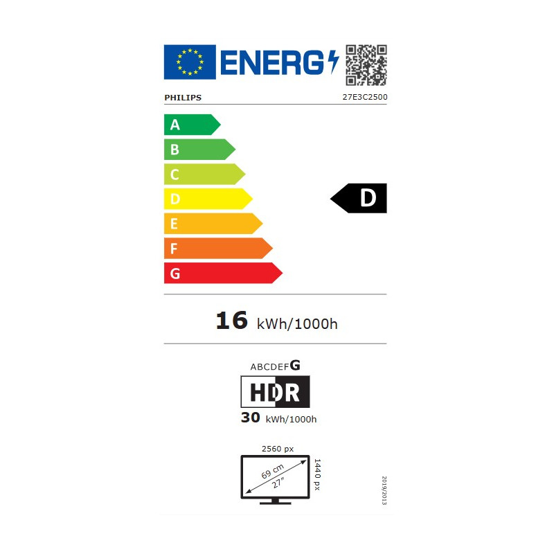 27'' LED Philips 27E3C2500