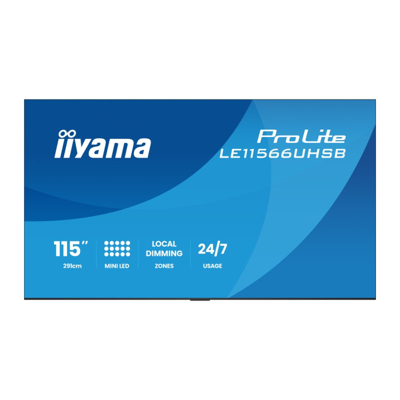 115'' iiyama LE11566UHSB-B1AG:mini LED