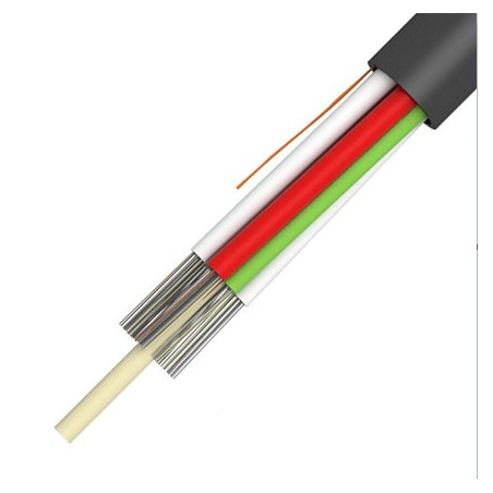 48vl.9/125 SM FO mikrokábel G657A1,MLT,HDPE,UV,Fca