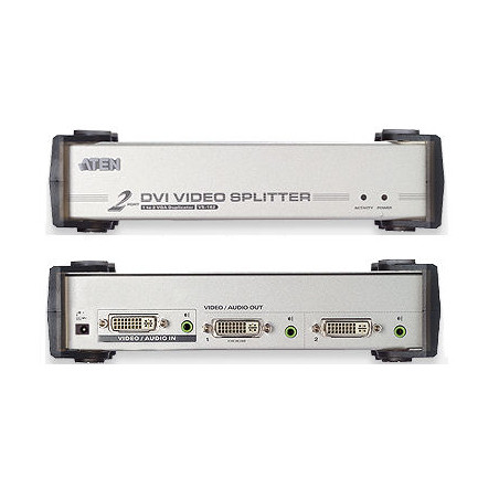 ATEN Video rozbočovač 1 PC - 2 DVI + audio