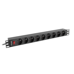 NAPÁJACIA DISTRIBUČNÁ JEDNOTKA (PDU) 19'' LANBERG 1U