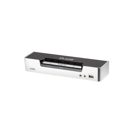 ATEN 4port KVMP HDMI, usb hub, audio