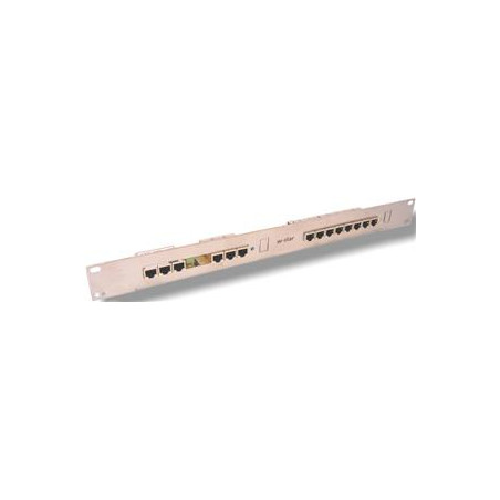 W-Star Police pre 2ks Power Panel 8 port alebo 4ks 3 port do 19'' rack, WSDR19PWP8