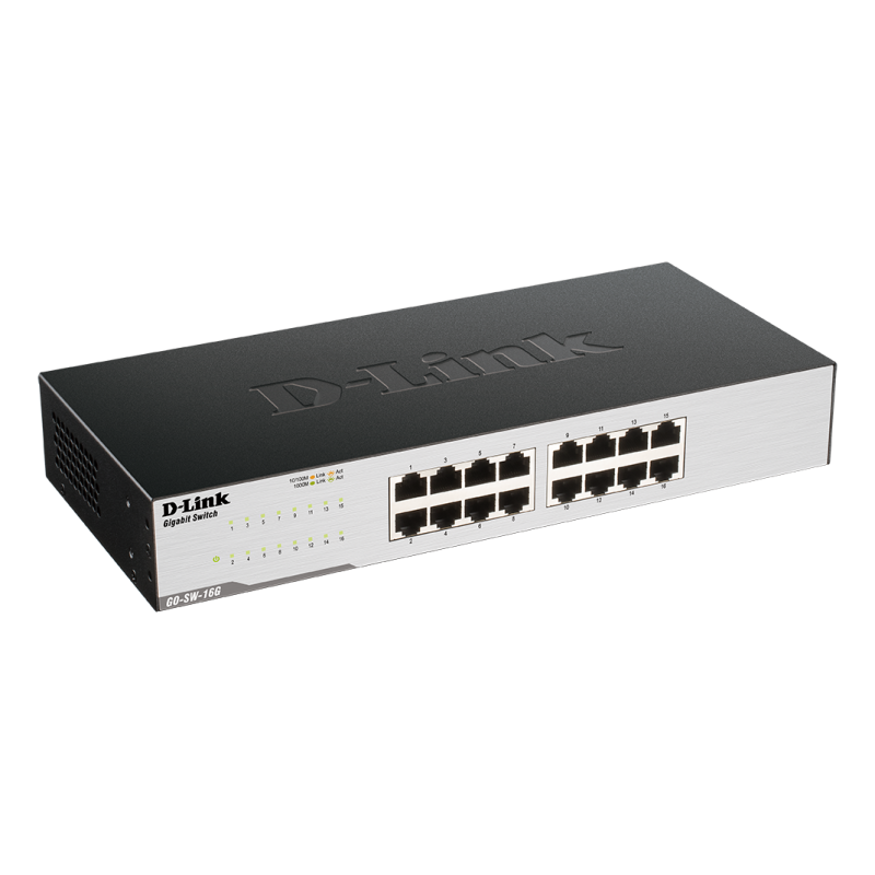 D-Link GO-SW-16G 16-Port GIGABIT DESKTOP SWITCH