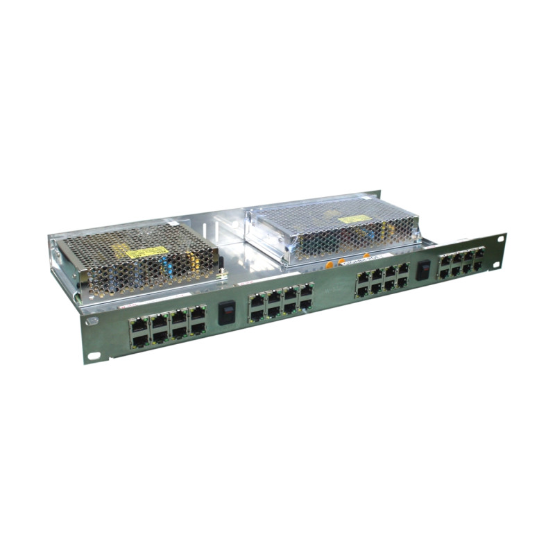 W-star Police do Racku pre power panely 4ks 4port LX, hl. 210mm, WSPWP4DLXH210