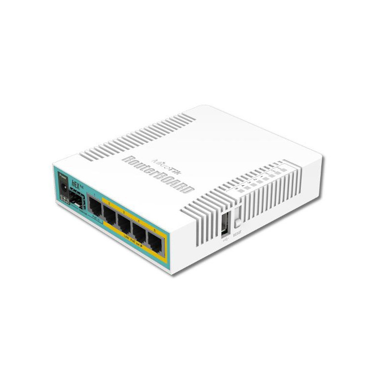 Mikrotik RB960PGS 800MHz, 128MBRAM, 5x LAN, hEX
