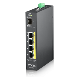 Zyxel 4xGb+1xSFP POE IP30 DIN 120W RGS100-5P