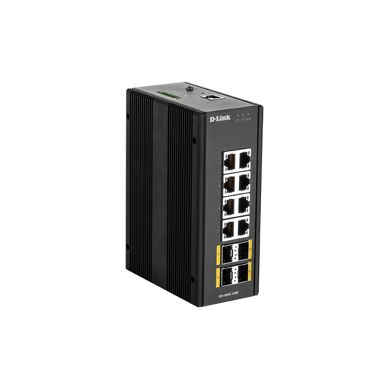 D-Link DIS-300G-12SW Industrial Gigabit Managed Switch with SFP slots