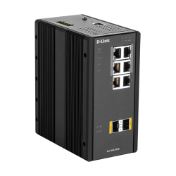 D-Link DIS-300G-8PSW Industrial Gigabit Managed PoE Switch with SFP slots
