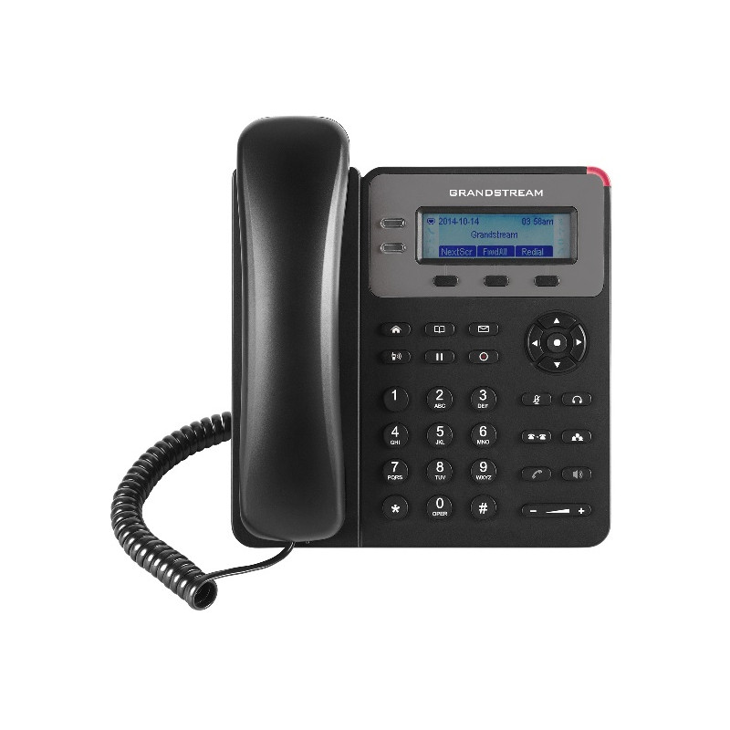 Grandstream GXP1615, 2,95'' LCD dispplej, 1SIP účet, 3prog. tačítka, dual 10/100MBps, PoE