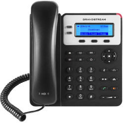 Grandstream GXP1625, 2,95'' LCD podsv. displej, 2 SIP účty, 3prog. tlačidlá, dual 10/100MBps, PoE