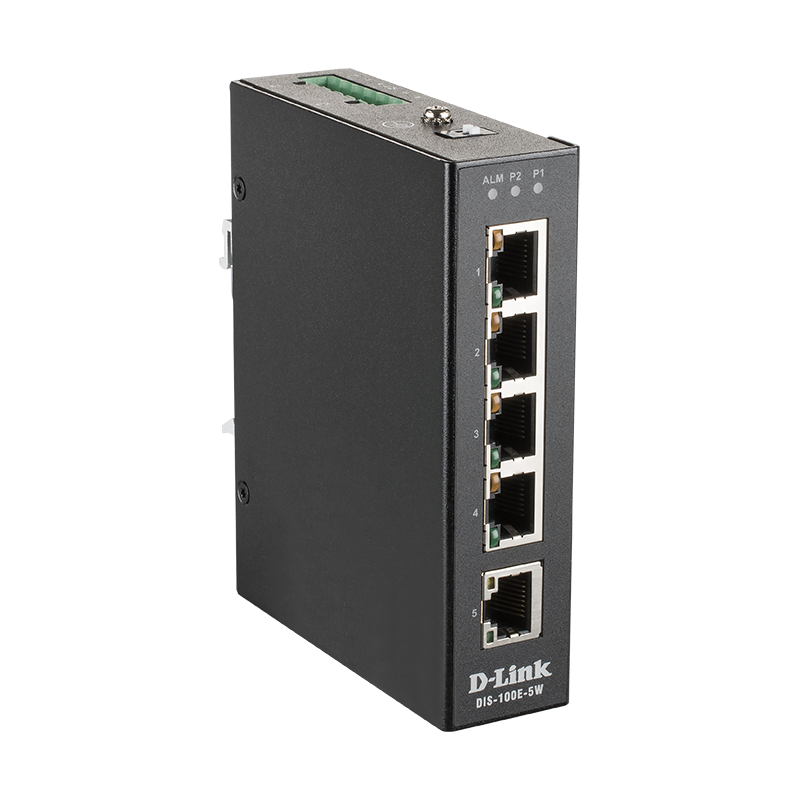 D-Link DIS-100E-5W Industrial 5 port Unmng switch