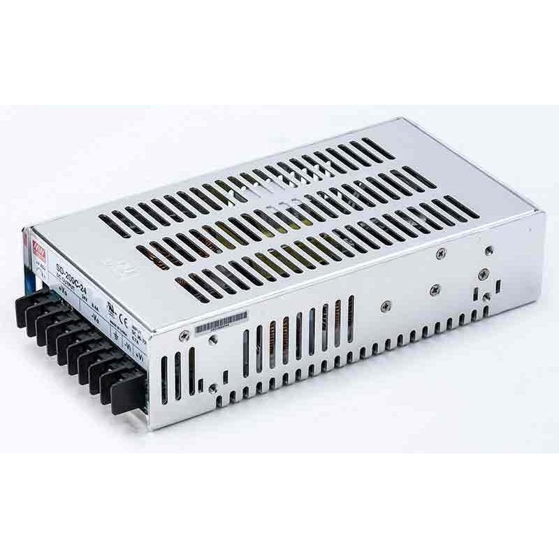 MEANWELL SD-200C-24 Menič DC/DC 36-72V DC na 24V 200W 8,4A