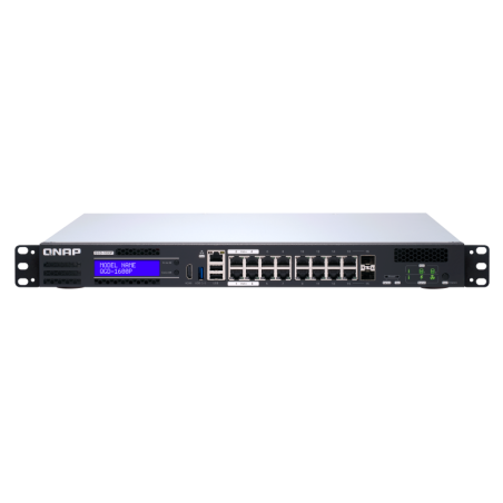 QNAP switch QGD-1600P-8G (4x 60W Gigabit PoE + 12x 30W Gigabit PoE (2x kombinovaný PoE/SFP))
