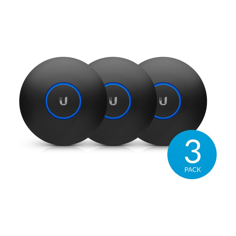 Ubiquiti kryt pre UAP-nanoHD, U6 Lite a U6+, čierny motív, 3 kusy