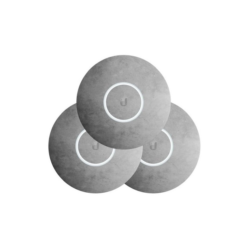 Ubiquiti kryt pre UAP-nanoHD, U6 Lite a U6+, betónový motív, 3 kusy