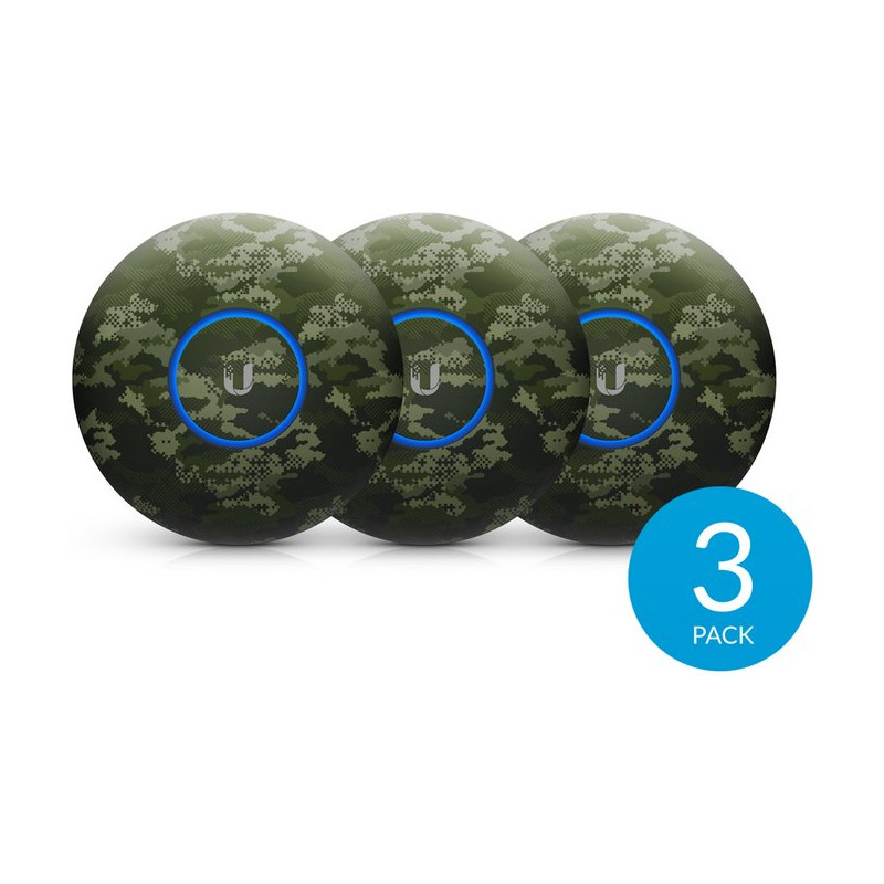 Ubiquiti kryt pre UAP-nanoHD, U6 Lite a U6+, maskovaný motív, 3 kusy