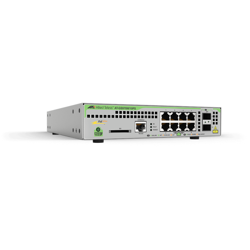 Allied Telesis AT-GS970M/10PS 8xGB mngm L3 switch