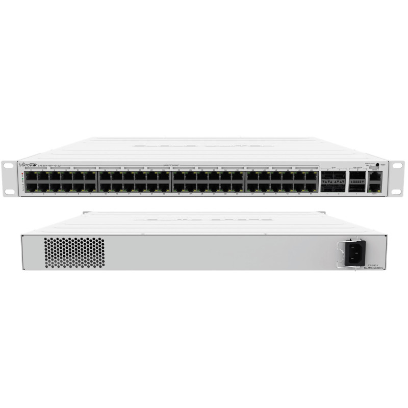 Mikrotik CRS354-48P-4S+2Q+RM Cloud Router Switch POE+