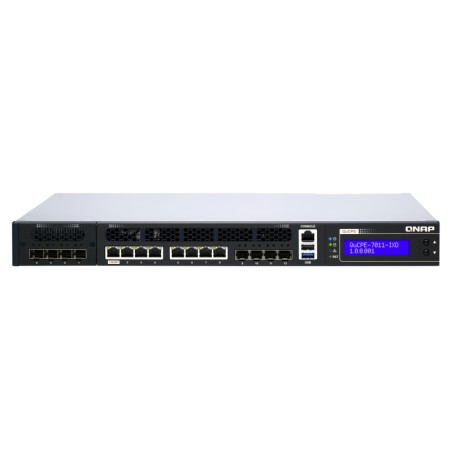QNAP NVPE zariadenia QuCPE-7012-D2146NT-32G (Xeon 8core D-2146NT, 32GB ECC RAM, 8x2,5GbE, 4x10G SFP+)