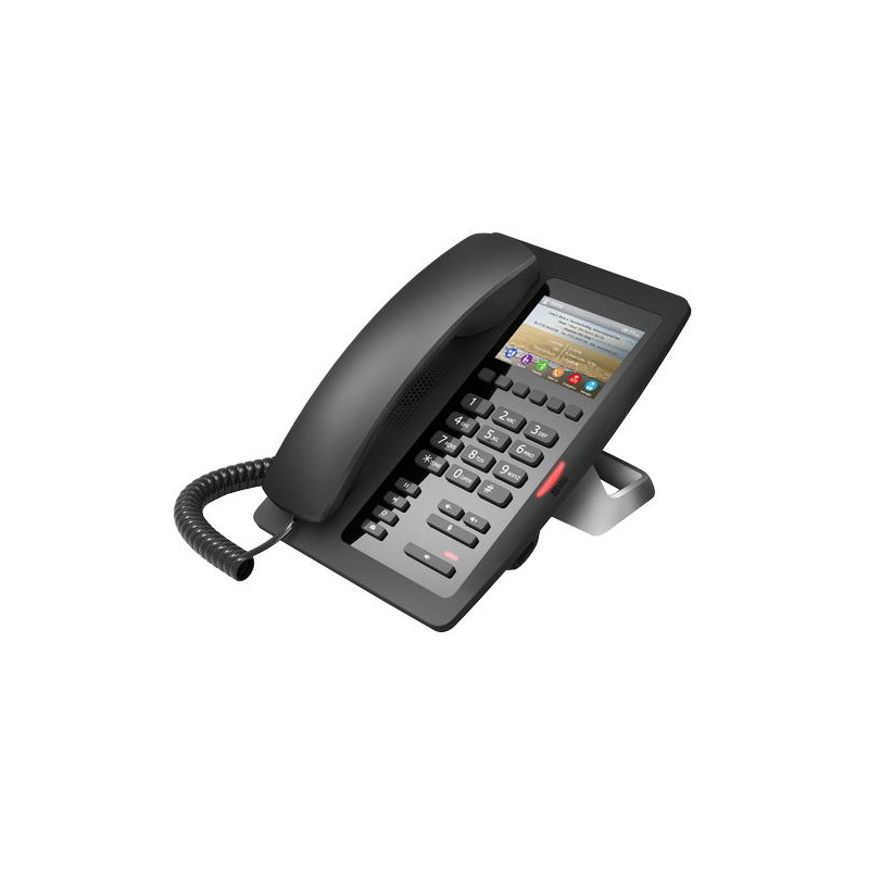 Fanvil H5 hotelový SIP telefón, 2SIP, 3,5'' bar. displ., 6 progr. hr., USB, PoE