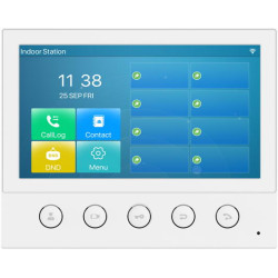 Fanvil i53W SIP vnútorná dotyková stanica, 7'' dotyk. displ., 5 x konfig. tlačidlá, 6SIP, WiFi