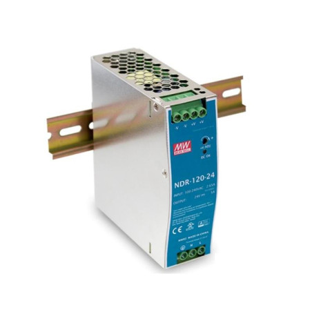 MEANWELL NDR-120-12 Priem. napr. zdroj 12V 10A