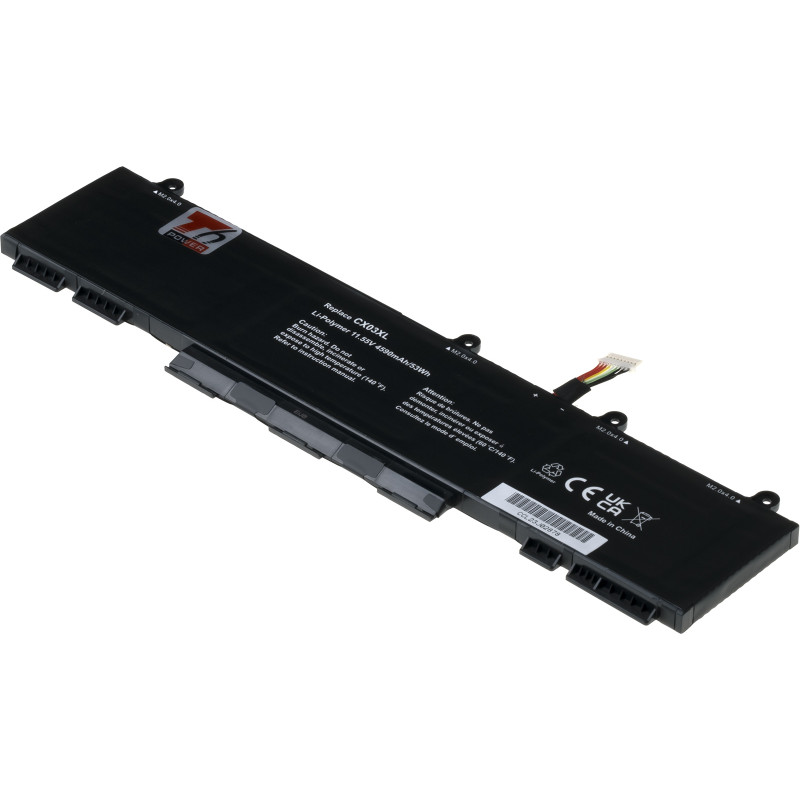 Batéria T6 Power HP EliteBook x360 830 G7, EliteBook x360 830 G8, 4590mAh, 53Wh, 3cell, Li-pol