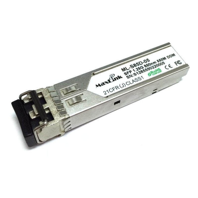MaxLink 1.25G SFP optický modul, MM, 850nm, 550m, 2x LC konektor, DDM