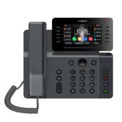 Fanvil V65 SIP telefón, 4,3'' bar.disp., 20SIP, 45DSS hr., WiFi, BT, dual Gbit, PoE