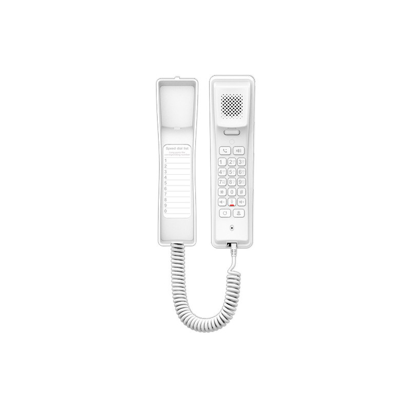 Fanvil H2U hotelový SIP telefón, bez displej, rýchlo voľby, biely