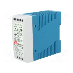 MEANWELL - MDR-60-24 - Priemyselný napájací zdroj 24V 60W na DIN lištu