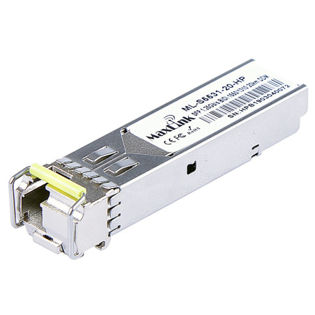 MaxLink 1.25G SFP modul HP, WDM(BiDi), SM, Tx 1550/Rx1310nm, 20km, 1x LC, DDM, HP kompatibilný