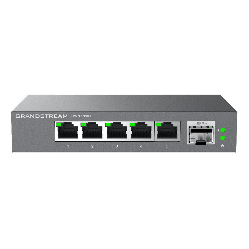 Grandstream GWN7700M Unmanaged Network Switch 5 2,5 Gb portov / 1 SFP+