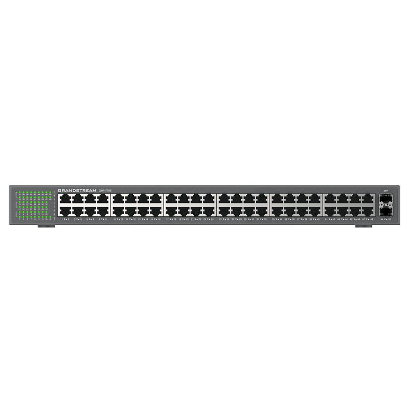 Grandstream GWN7706 Unmanaged Network Switch, 48 portov / 2 SFP
