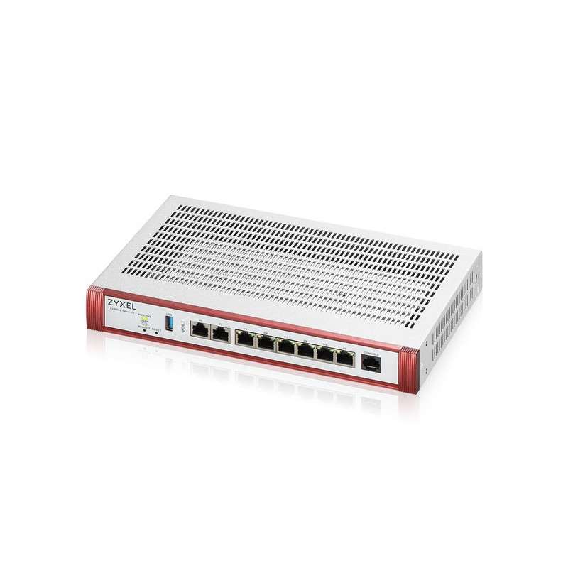 ZYXEL USG Flex 200H, 2*2.5Gig., 6*1G, USB, 1YR secur.
