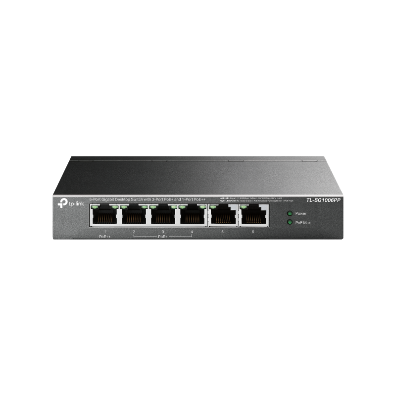 TP-Link TL-SG1006PP 2xGb nonPoE 3xPoE+ 1xPoE++