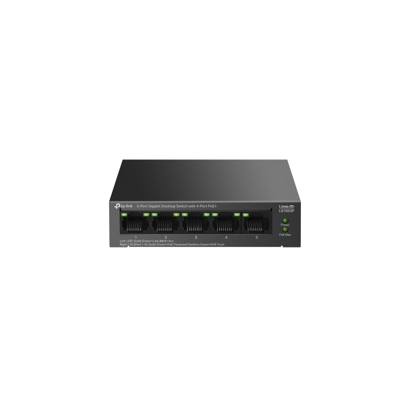 TP-Link LS105GP 5xGb (4xGb POE+) Desktop switch