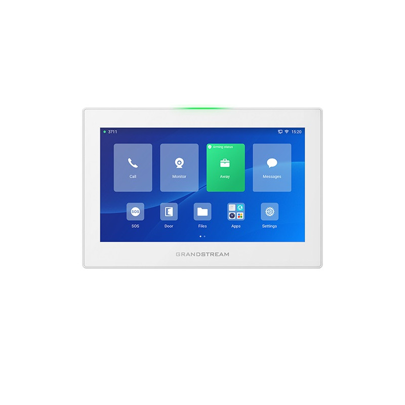 Grandstream GSC3574 SIP interkom a riadiaca stanica, 7'' dotyk.obrazovka, Wi-Fi 6, BT, 6 SIP účtov, biely