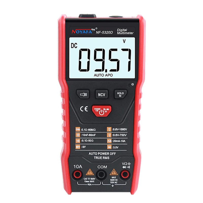 W-Star Digitálny multimeter NF5320D, True RMS, 1000V/10A, chyba