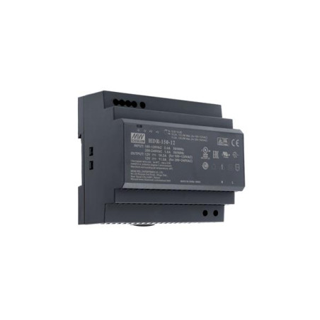 MEANWELL - HDR-150-24 - Priemyselný napájací spínaný zdroj 24V 150W na DIN