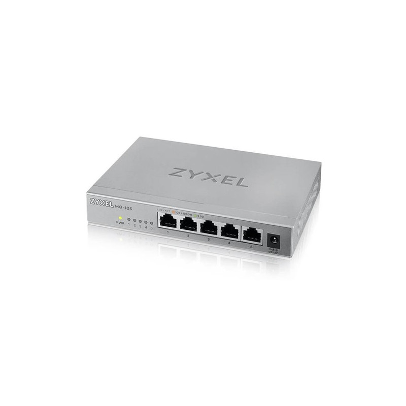 Zyxel XMG-105 5 Ports 2,5G Desktop switch