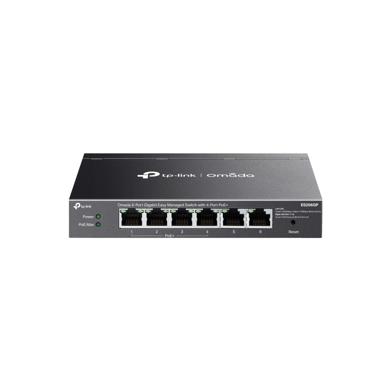 TP-Link ES206GP 6xGb (4xPOE+) Easy Man.switch Omada